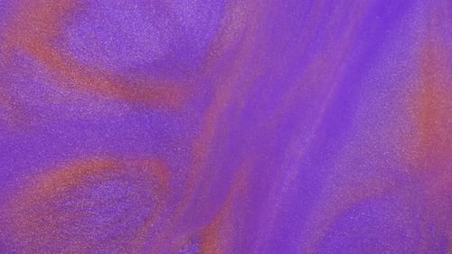 Shimmering Purple and Gold Liquid Abstract Motion Background