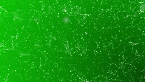 Dark Green Plexus Background