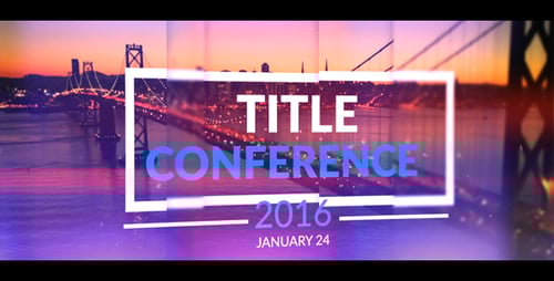 Dynamic Corporate Event Opener with Fast Text and Media Reveals