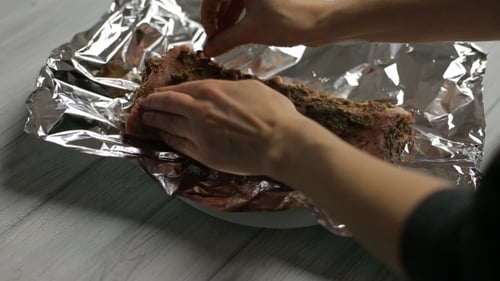Preparing Meat For Grill