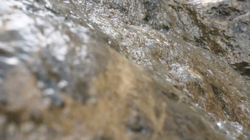Reiner Süßwasser-Wasserfall im Wald In Den Bergen
