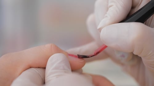 Work With Nails In a Beauty Salon