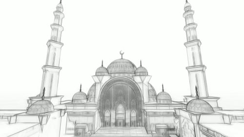 3D-Moschee-Animation
