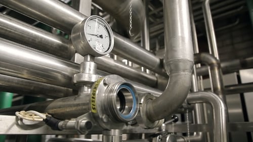 Pipes At a Beer Factory