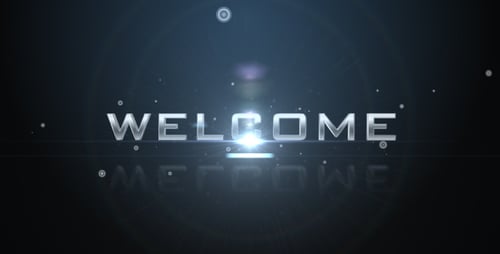 Dynamic Cinematic Text and Logo Shatter Reveal