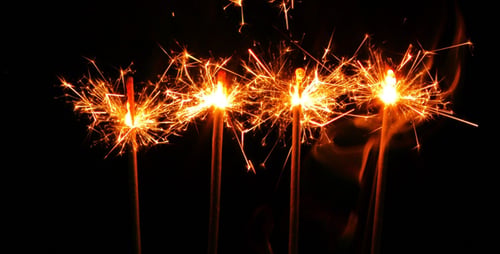 Sparks Flame Light von Fireworks 7