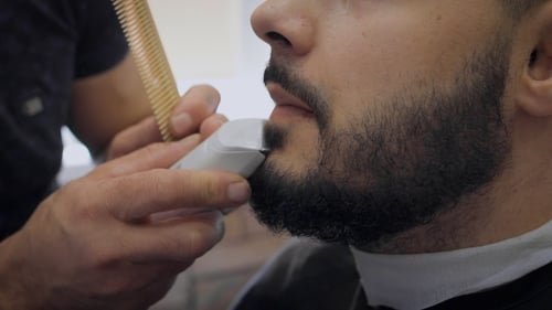 Beard Trim At The Barbershop