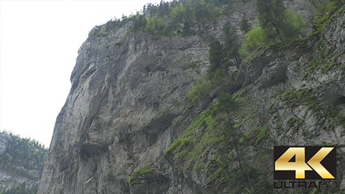 Steep Canyon with Vegetation