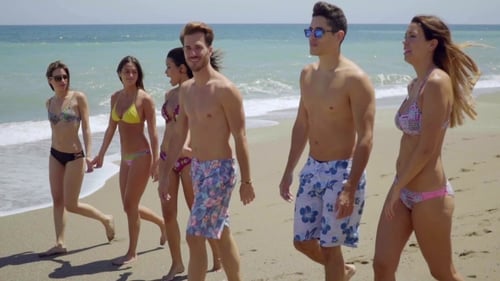 Group Of Multiracial Young Friends On a Beach