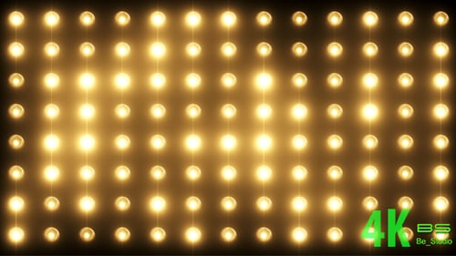 Dynamic Pulsating Stage Lights Wall for Event Backgrounds