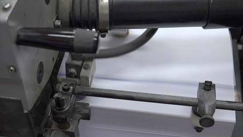 Industrial Machine Processing White Paper Sheets