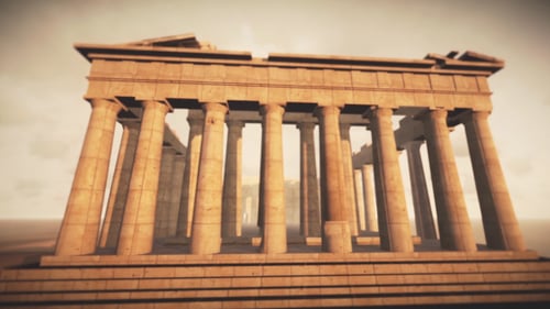 3D Parthenon-Tempel - Athen