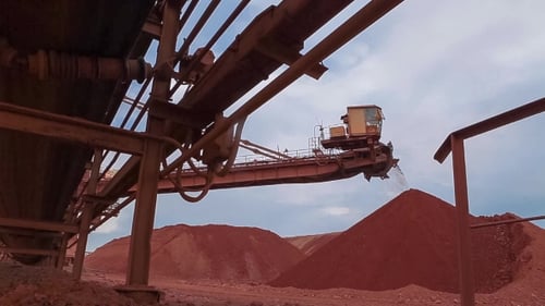 Bucket-wheel Excavator Load Ore