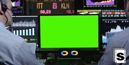 Stock Market Green Screen