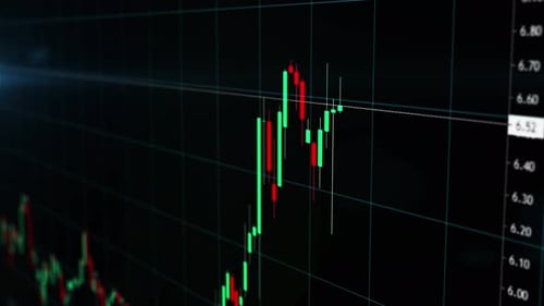 Graph of Crypto Currency Online. Quotes of Eth and Btc at Stock Exchange. Stock Exchange Market