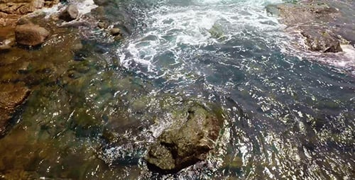 Aerial Sea and Rocks 11