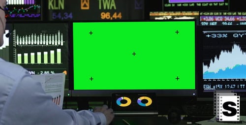 Stock Market Green Screen 2