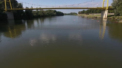 River Tisa Kayaks And Bridge