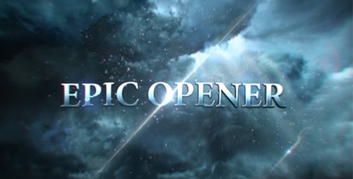 Epic Cinematic Opener with Shattering Transitions and Dynamic Titles