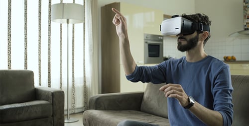 Working In Virtual Reality Interface