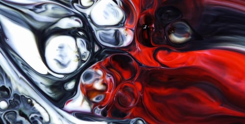 Abstract Colorful Paint Ink Liquid Explode Diffusion Psychedelic Blast Movement 3