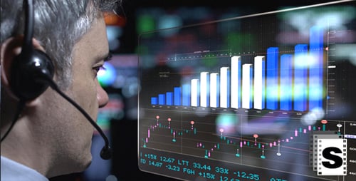 Mitarbeiter an der Börse