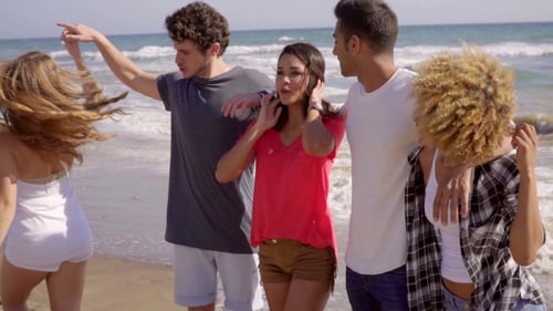 Young People On The Beach