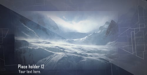 Abstract Geometric Grid Digital Opener with Dynamic Transitions