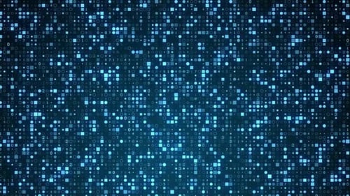 Digital Data Stream Grid Loop Background