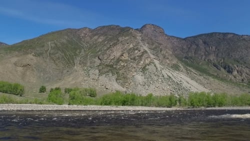 River In Mountain Valley