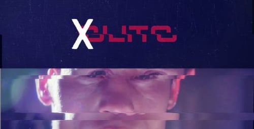 Dynamic Glitch Text Cinematic Trailer Opener