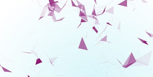 Abstract Purple Plexus Network Moving Background