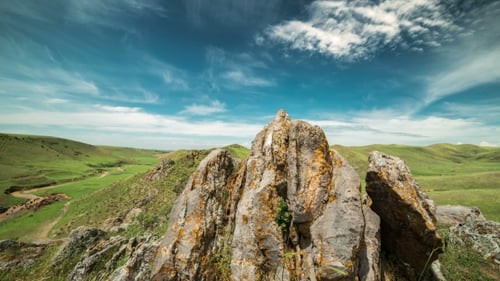 Pic des montagnes Rocheuses, Kazakhstan -
