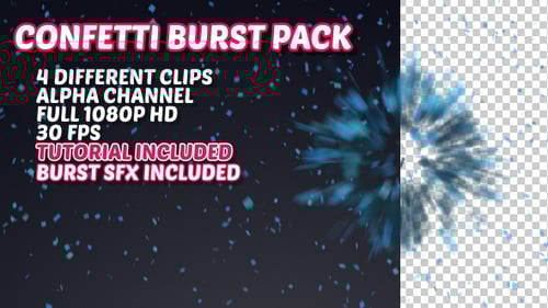Dynamic Confetti Bursts and Falling Effects Pack