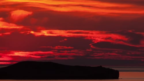 The Sunrise Above the Sea