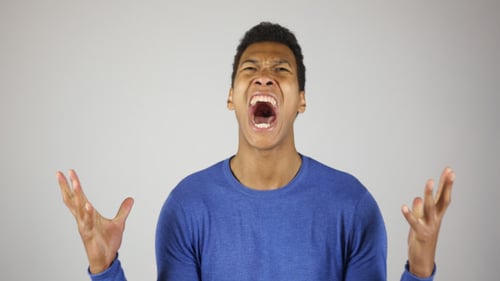Screaming Black Man