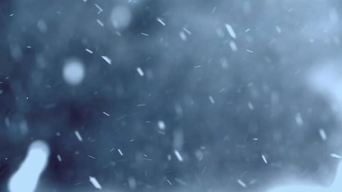 Einfallender Schnee
