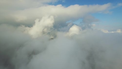 Aerial View Above The Clouds