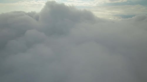 Aerial View Above The Clouds