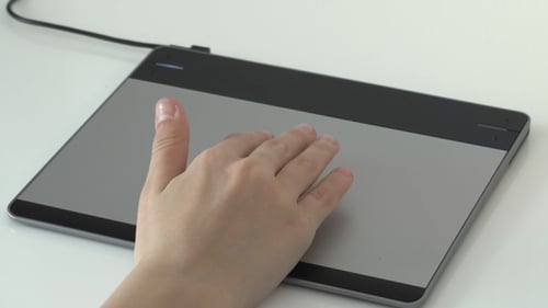 Hand Gestures on Computer Touchpad