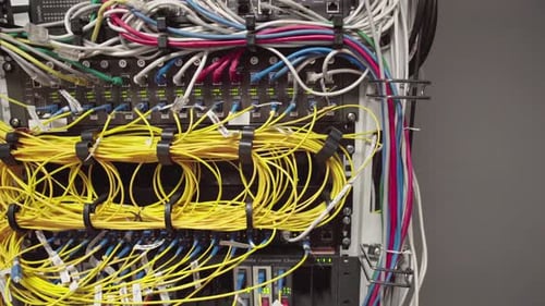 Innenansicht eines Datenraums