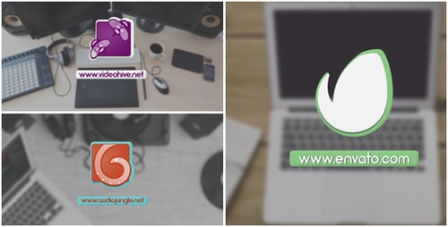 Dynamic Liquid Splash Logo Reveal Animation