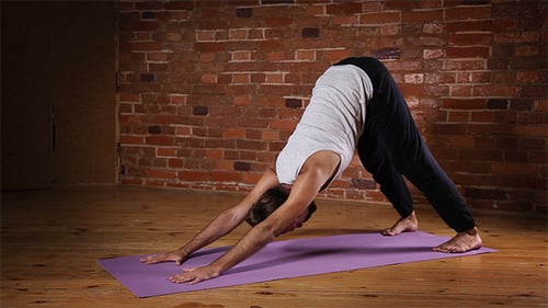 Man Doing Yoga