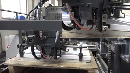 Printing Press Machine Processing Paper in Factory