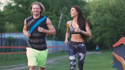 Man And Woman Commit a Jog