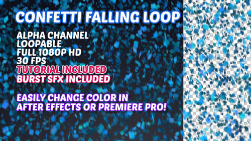 Confetti Falling Background