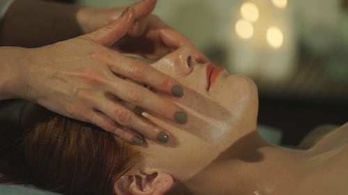 Relaxing Facial Massage at Luxury Spa