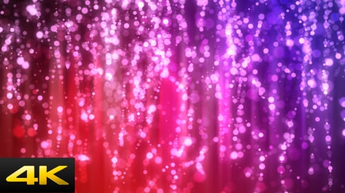 Abstract Colorful Glitter Particles Falling Celebration Background
