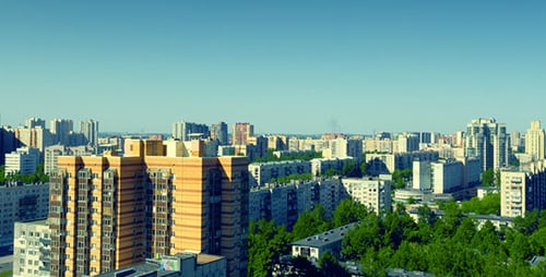 Dramatic City Aerial