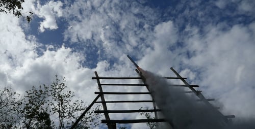 Thailändische Rakete zum Himmel